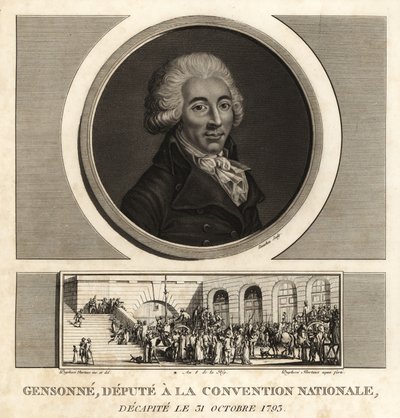 Armand Gensonne (1758-1793)，法国政治家和公会代表 作者 不明