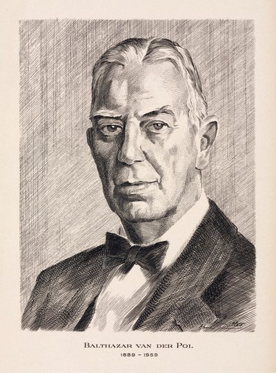 Balthazar van der Pol, Dutch electrical engineer, c 1930s 作者 不明