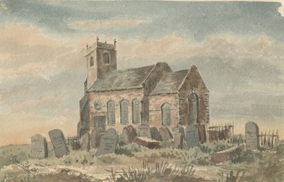 巴斯威奇教堂：水彩画，nd [c 1850] 作者 不明