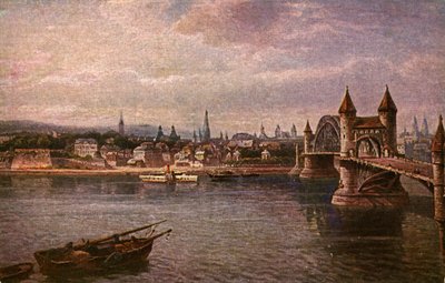 德国波恩：老莱茵桥（Alte Rheinbrücke） 作者 未知艺术家