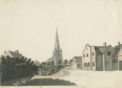 布雷伍德文法学校：彩色钢笔画，nd [？19th cent] 作者 不明
