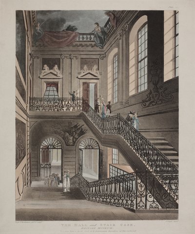 大英博物馆，霍尔本，1808年 作者 不明