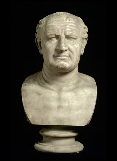 维斯帕先皇帝 (Titus Flavius Vespasianus) 的半身像 (9-79) 作者 不明