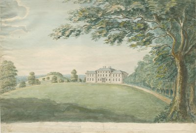 Canwell Hall：水彩画，nd [？18th cent] 作者 不明