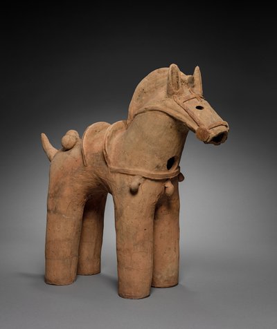 Capanisoned Haniwa Horse，400s-500s 作者 不明