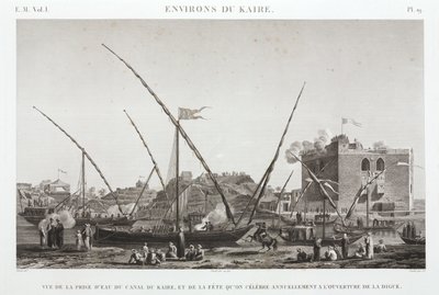 庆祝开罗运河堤坝的年度开放，埃及，c 1798 作者 不明