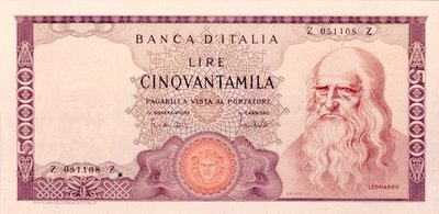 Cinquantamila Lire (b/w photo) 作者 不明