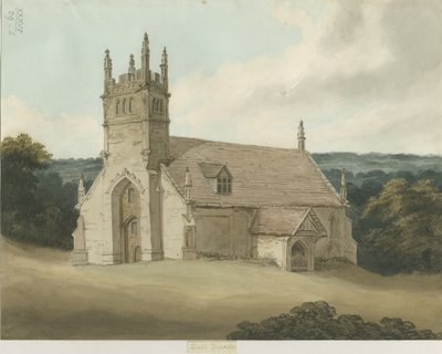 特伦特（Clent）-圣凯内尔姆教堂（St. Kenelm&39;s Chapel）：水彩画，nd [c 1820] 作者 不明