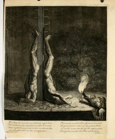 Cornelis Huyberts - 海牙 Groene Zoodje 上的 De Witt 兄弟（夜） endoodderdoorlugtig00hoev 0752 作者 未知艺术家