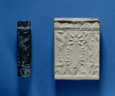 气缸密封和印模（石膏） 作者 不明