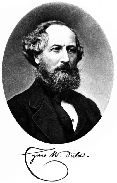 Cyrus W Field，美国金融家和企业家，约1875年 作者 不明