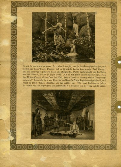 DIE NIBELUNGEN 1924-SYNOPSIS (La mort de Siegfried)-08 作者 不明