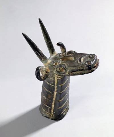 龙，马尔杜克神的象征，亚述晚期，约公元前800-600年（青铜）。 作者 不明