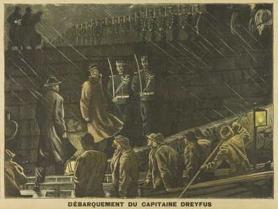 德雷福斯登陆，1899年7月9日 作者 不明