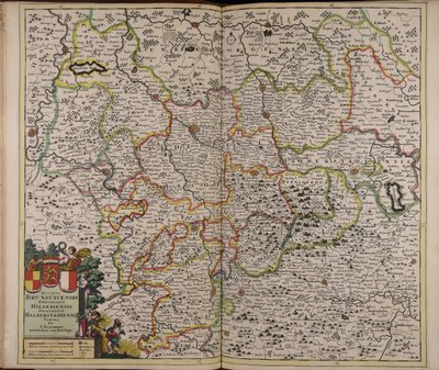 Ducatus Brunsuicensis episcopatus Hildesiensis principatus Halberstadiensis tabula 作者 未知艺术家