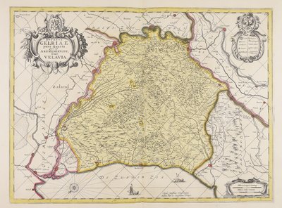 Ducatus Gelriae pars quarta quae est Arnhemiensis siue Velavia 作者 未知艺术家