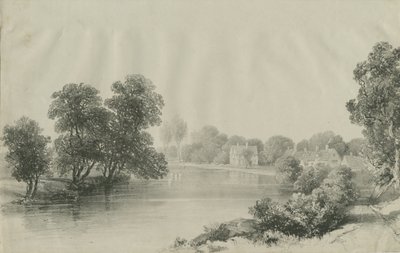 埃尔福德·霍尔（Elford Hall）和教区牧师（Rectory）：石版画，[19分] 作者 不明
