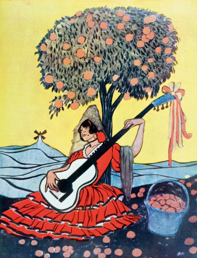 "Españolada", All Things Spanish, 来自拉埃斯费拉的弗朗西斯科·桑查 (Francisco Sancha) 的作品 作者 不明