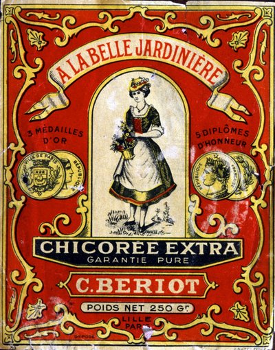 19 世纪末，"La Belle Jardiniere "商店的特级菊苣（印刷品） 作者 未知艺术家