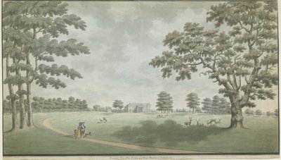 菲舍威克音乐厅：水彩画，nd [1786] 作者 不明