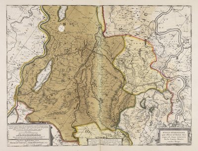 Fossa Eugeniana quae a Rheno ad Mosam duci coepta est anno MDCXXVII ductu comitis Henrici vanden Berge 作者 未知艺术家