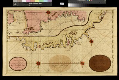 地理图：荷兰制图师 Gerard van Keulen（1678-1726 年）1709-1713 年绘制的哥伦比亚卡塔赫纳示意图。罗马天使图书馆 作者 未知艺术家