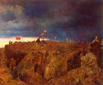 各各他（基督受难）。1869 年。由伊利亚-雷宾（Ilya Repine）绘制。(18441930).俄罗斯艺术家。 作者 未知艺术家