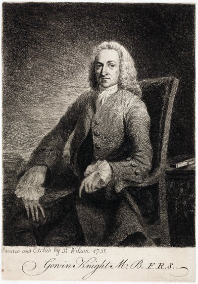 Gowin Knight, scientist, c 1751 作者 不明