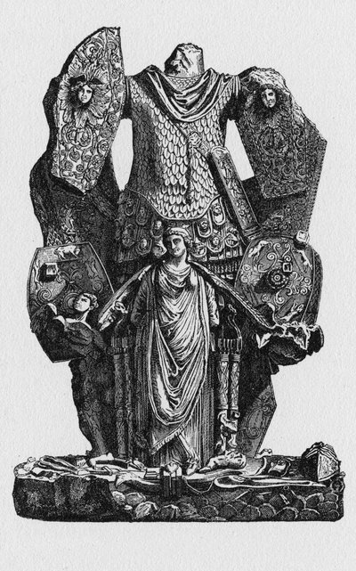 古罗马的历史。1872年的罗马版画 作者 不明