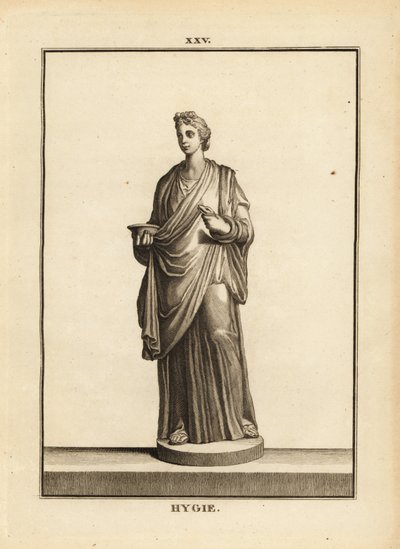 希吉娅（Hygieia），希腊和罗马的健康和清洁女神，药神阿斯克勒庇俄斯的女儿 作者 不明