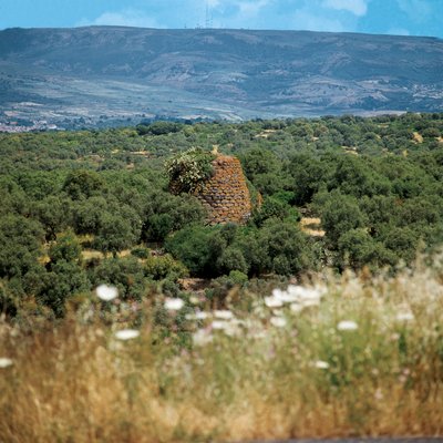 意大利，撒丁岛地区，奥里斯塔诺省，Nuraghe Crabia 作者 未知艺术家