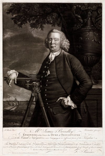 James Brindley, British civil engineer and canal builder 作者 不明