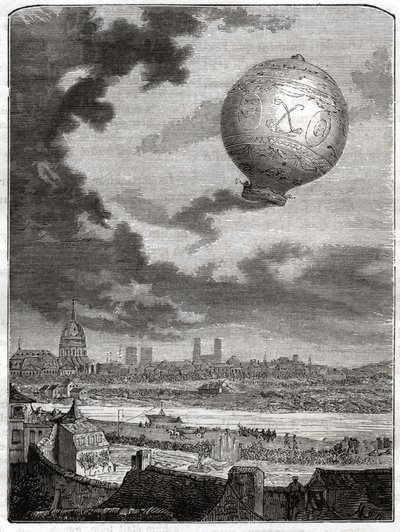 Jean Francois Pilatre de Rozier. 作者 未知艺术家