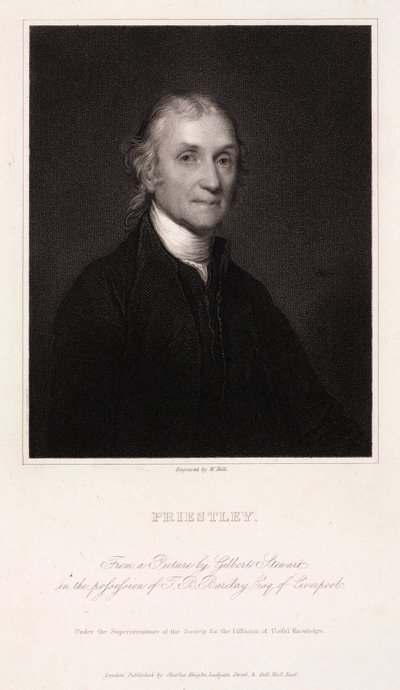 Joseph Priestley，英美神学家和化学家，c 1800 作者 不明