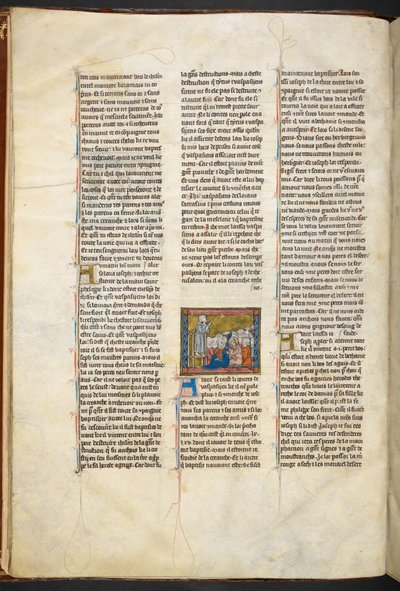 约 1315-1325 年，亚利马太的约瑟在 Estoire del Saint Graal 向他的追随者布道 作者 未知艺术家
