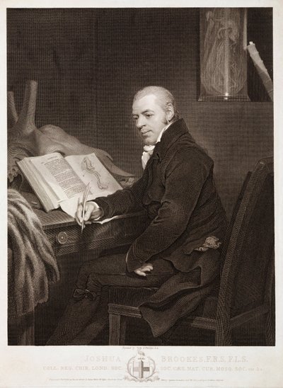 Joshua Brookes，英国解剖学家 作者 不明