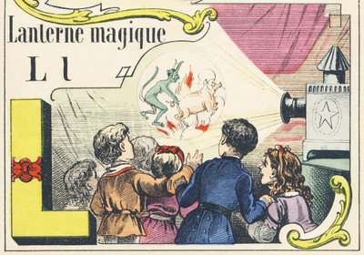 L：魔法灯笼 - Games Alphabet，c.1890（插图） 作者 不明