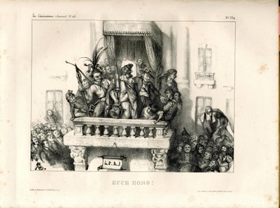La Caricature（1830 年）黑白政治讽刺画 作者 未知艺术家