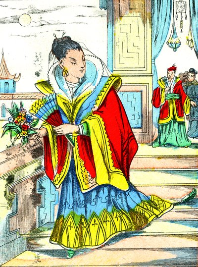 La Cendrillon Japonaise" - 日本灰姑娘。 作者 未知艺术家