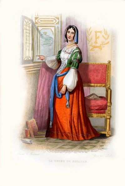 纳瓦拉女王 作者 未知艺术家