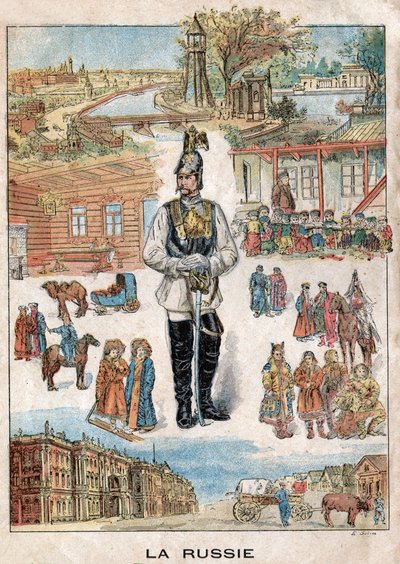 La Russie.俄罗斯》。 作者 尼古拉斯·利兹