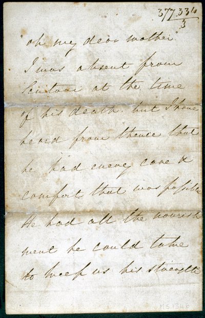 弗洛伦斯-南丁格尔的信，1856年5月 作者 Unbekannt