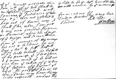 威廉·佩恩 (William Penn) 给亨利·西德尼 (Henry Sidney) 的关于世界和君主的易变性和腐败的信，并提到他的“新授予的美国省”，3 月 29 日 作者 Unbekannt