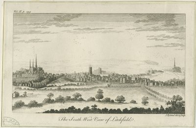 利奇菲尔德-西南景观：版画，nd [c 1764] 作者 不明