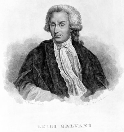Luigi Galvani，意大利生理学家，约1770年代 作者 不明