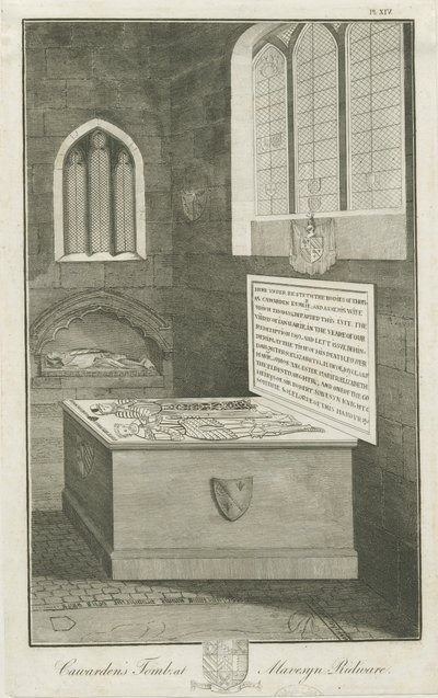 Mavesyn Ridware-托马斯·卡沃登之墓：版画，nd [18世纪末] 作者 不明