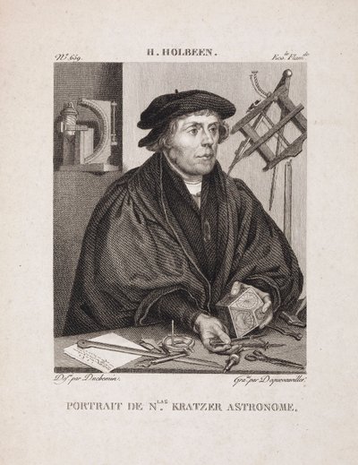 Nicholas Kratzer，德国天文学家，约1528年 作者 不明