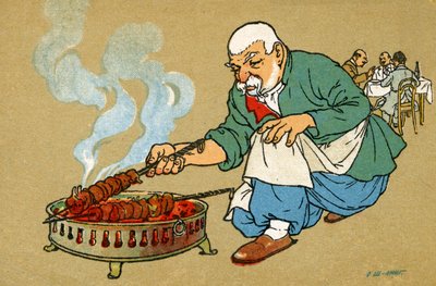 旧第比利斯：准备姆茨瓦迪。 作者 未知艺术家