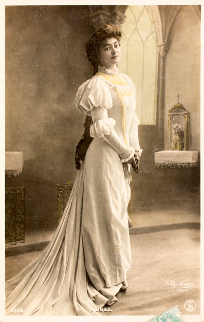 老明信片/Yvonne Dubel (1881-1958)/女演员 作者 未知艺术家
