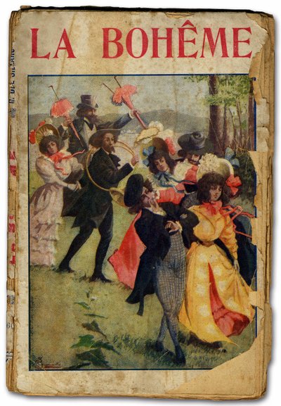 贾科莫-普契尼的歌剧《波希米亚人》剧本。1896 年（印刷版） 作者 未知艺术家